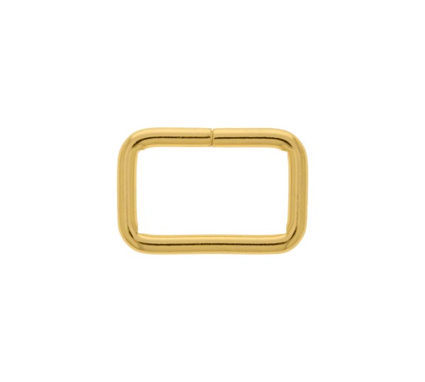 Argola Quadrada Ouro 30mm