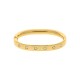 Pulseira Clássica Ouro Com Strass 68mm