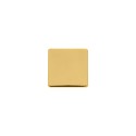 Placa Quadrada Ouro com Garra 18mm