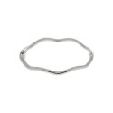 Base para Pulseira Ondulada Níquel 65mm