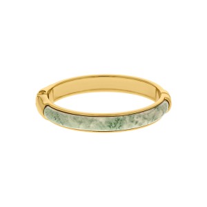 Pulseira Ouro com Verde Marmorizado 68mm
