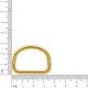Meia Argola Ouro 37mm
