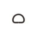 Meia Argola Preto Fosco 11mm