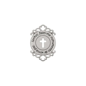 Pingente Religioso Níquel 25mm
