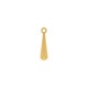 Pingente Gota Ouro 23mm