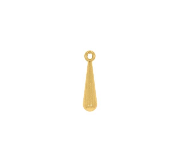 Pingente Gota Ouro 23mm