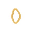 Brinco Orgânico Ouro 30mm