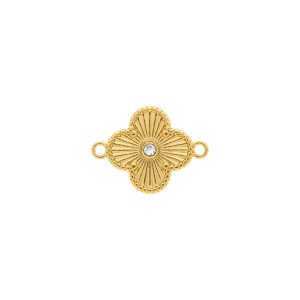 Pingente Trevo Ouro 18mm