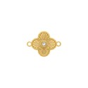 Pingente Trevo Ouro 18mm
