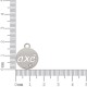 Pingente Medalha Axé Níquel 20mm