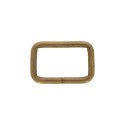 Argola Quadrada Ouro Velho 30mm