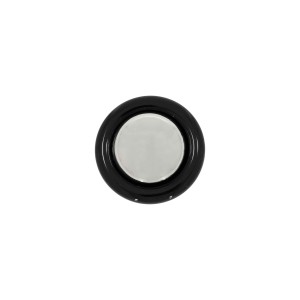 Brinco de Esfera Níquel com Preto 26mm