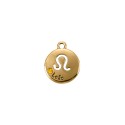 Pingente Signo Leão Ouro 15mm