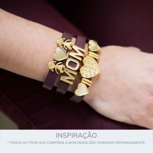 Passador Menina Ouro 18mm