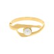 Bracelete Ouro com Pérola 68mm
