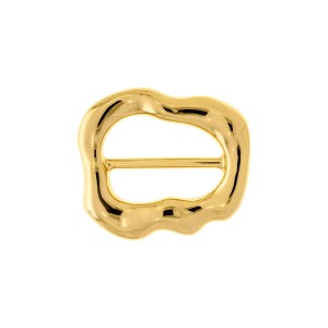Enfeite Passador Orgânico Ouro 62mm
