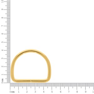 Meia Argola Ouro 40mm