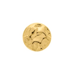 Botão Para Costura com Textura Ouro 25mm