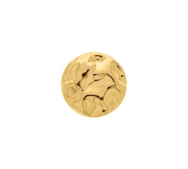 Botão Para Costura com Textura Ouro 25mm
