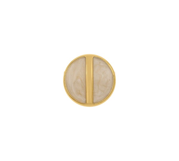 Botão Para Costura Ouro com Pérola 20mm
