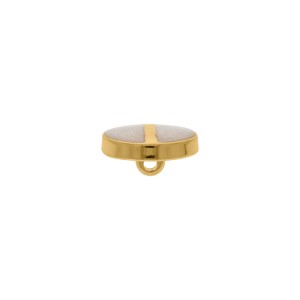 Botão Para Costura Ouro com Pérola 20mm