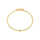 Bracelete Dourado Trevo Off White 68mm