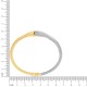 Bracelete Dourado e Prata Gota 69mm