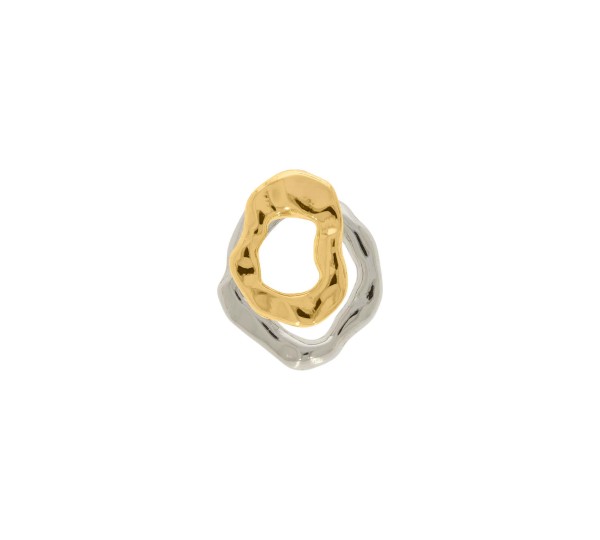 Brinco Mineral Ouro com Níquel 22mm