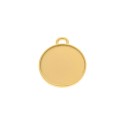 Pingente Redondo Ouro 30mm
