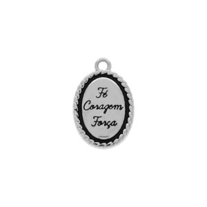 Pingente Nossa Senhora Conceição Níquel 23mm