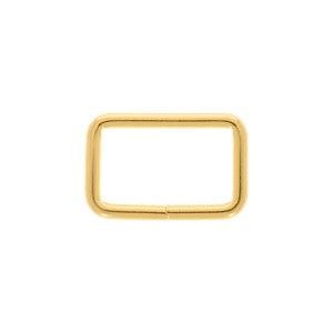 Argola para Bolsa Quadrada Ouro 30mm