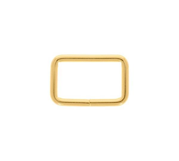 Argola para Bolsa Quadrada Ouro 30mm