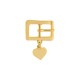 Fivela Ouro com Pingente 10mm