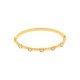 Bracelete Dourado Shine com Strass 68mm