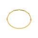 Bracelete Dourado Shine com Strass 68mm