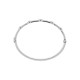 Bracelete Prateado Shine com Strass 68mm