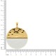 Maxi Pingente Duo Ouro com Off White 54mm