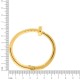 Bracelete Prego Dourado 60mm