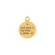 Pingente Luz Ouro 20mm