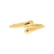 Bracelete Dourado Gota 69mm