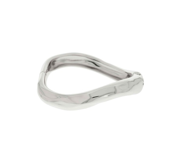 Bracelete Prateado Movimento 72mm