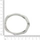 Bracelete Prateado Movimento 72mm
