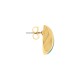 Brinco Gota Dourado com Azul Tiffany 21mm