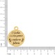 Pingente Meu Pastor Ouro 32mm