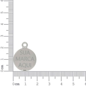 Pingente Níquel Personalizado 20mm