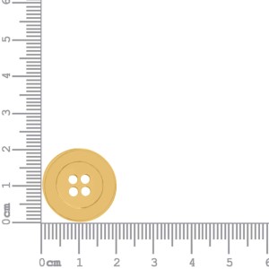 Botão de metal Dourado 20mm