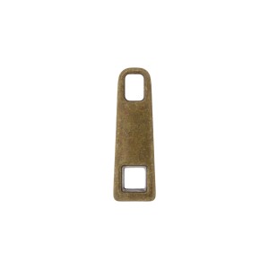 Puxador de Zíper Ouro Velho 27mm