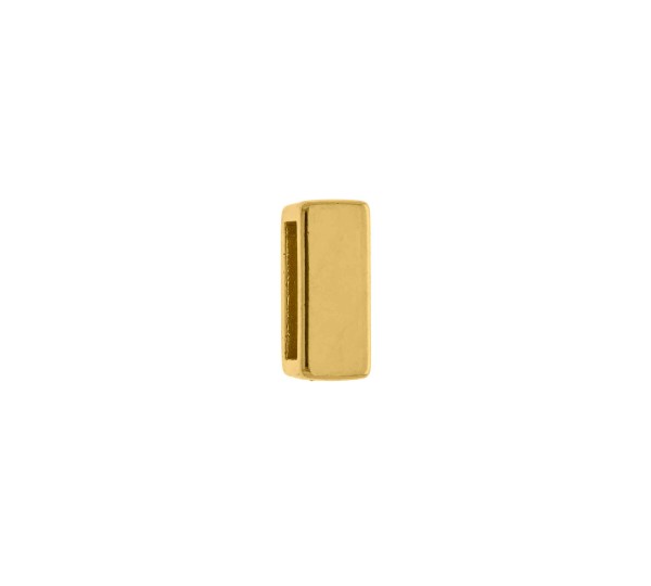 Passador Retangular Ouro 15mm