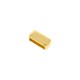 Passador Retangular Ouro 12mm