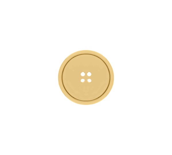 Botão de Metal Dourado 23mm